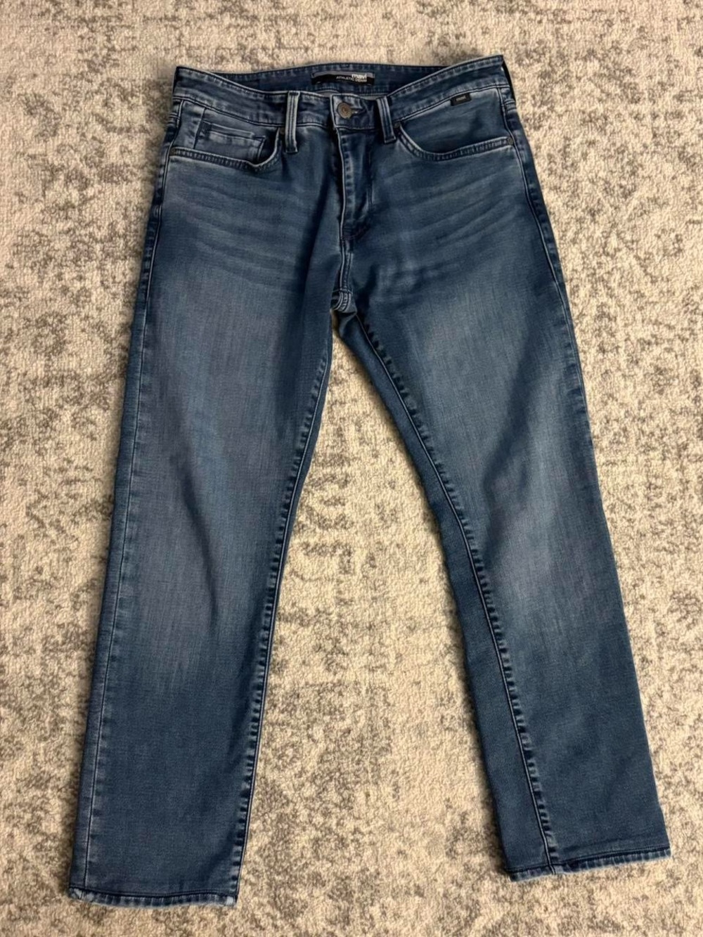 Men’s Mavi Athletic Denim Jake Slim Leg Blue Jeans Size 30X32